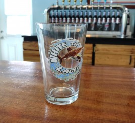 White Tip GH 16oz Glass