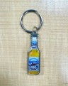 White Tip Bottle Opener Keychain